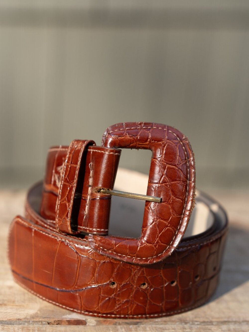 Nordstrom Alligator Grain Steerhide Belt